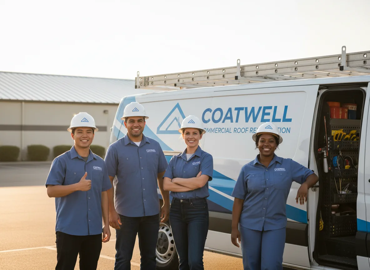 Commercial roof coating company in Stanwood, IA